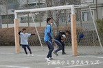 卒団親子サッカー