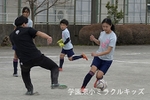 卒団親子サッカー